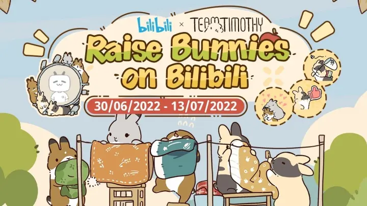 [Bilibili x TEAM TIMOTHY] Cute pet lovers, come on! You can't miss such cute bunnies!