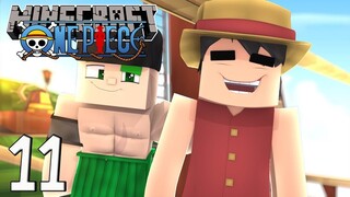 Minecraft วันพีช One Piece New world #11 บุกฐานทัพเรือ ช่วยเหลือโซโล!! จากลานประหาร!?