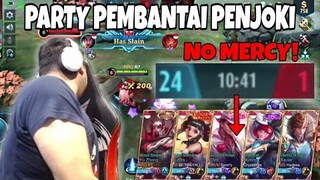 PARTY PEMBANTAI JOKI DIRANKED ! GAKUAT LIATNYA !