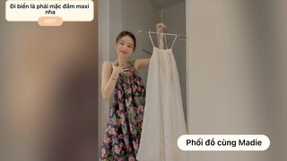 Đi biển là phải mặc đầm maxi nha