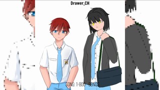 Coloring Cewe Tinggi Cowo pendek | Speedpaint