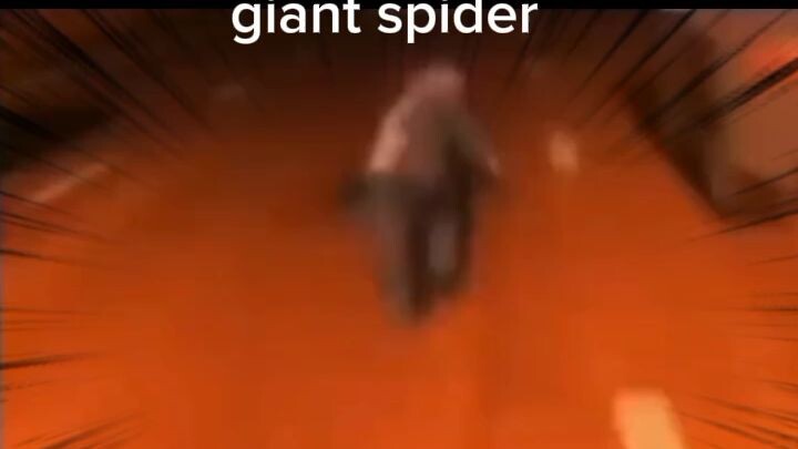 pov:when you see a giant spider
