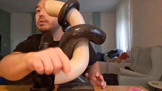 ASMR HUBBA BUBBA BUBBLEGUM & AIR TRACING ART STATUE