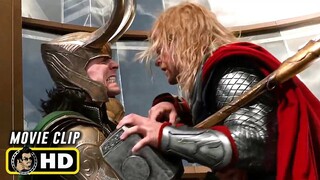 THE AVENGERS (2012) Thor Vs. Loki Fight [HD] Marvel