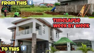 TIMELAPSE - HOUSE BUILDING IN THE PHILIPPINES  I WEEK BY WEEK