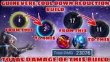GUINEVERE CD REDUCTION BUILD! NEW COMPLETE TUTORIAL - LADY CRANE - MOBILE LEGENDS