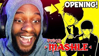 I MIGHT HAVE TO WATCH THIS! 👀 | MASHLE: MAGIC AND MUSCLES | OPENING THEME FIRST REACTION!