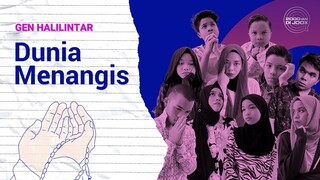 Gen Halilintar - Dunia Menangis | Official Lyric Video