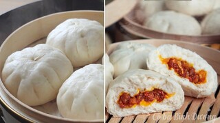 Làm BÁNH BAO XÁ XÍU thơm ngon Trắng Xốp dễ dàng sau khi xem clip này | Char Siu Bao Recipe