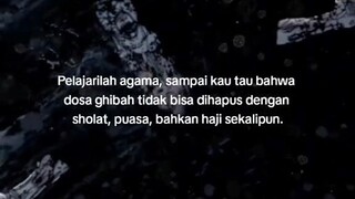 berhenti lah untuk mengghibah, karena perbuatan itu dosa besar
