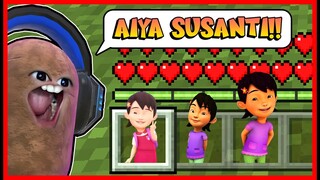 ATUN & MOMON BANGUN PATUNG AIYA SUSANTI DAN MEIMEI TERBESAR !! Feat @sapipurba Minecraft