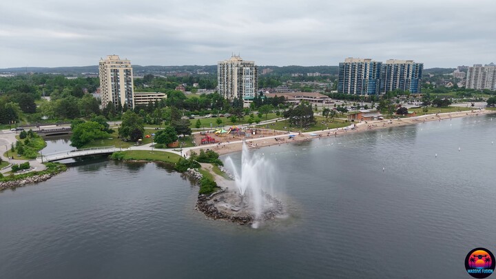 Massive Fusion - DJI - 4K - Discover Ontario Canada - Barrie and Kempenfelt Bay