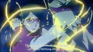 Sarada vs Kiba si pedang petir sub Indonesia