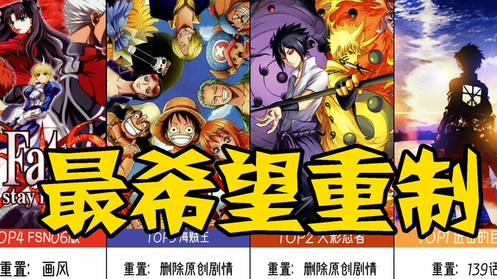 29 anime TOP dalam sejarah yang paling ingin saya remake!