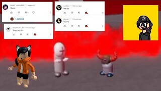 Tiky in Roblox + shoutout and Fanart for A Common Rainbow Guy