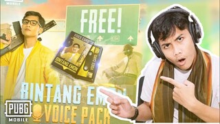 New Free Bintang Emon Voice Pack 😍 | PUBG MOBILE