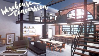 Warehouse Conversion 🏭 📸 | The Sims 4 Moschino Stuff | Speed Build | CC Free + Download Links