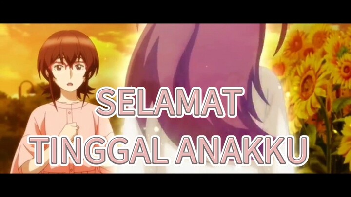 akhirnya ibunya bisa tenang melihat keluarganya bahagia..