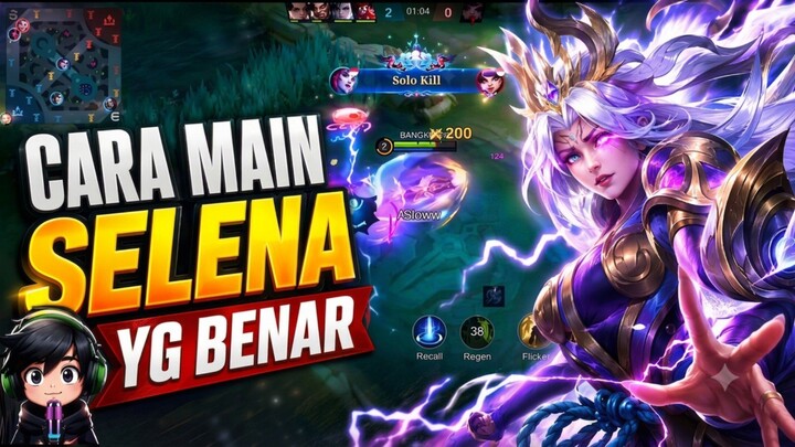 TUTORIAL LELE SELENA 100 % AKURASI || BEST BUILD SELENA 2026.MLBB