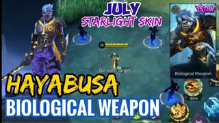 JULY STARLIGHT SKIN - HAYABUSA BIOLOGICAL WEAPON AND STARLIGHT REWARDS | MOBILE LEGENDS