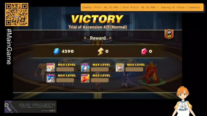 Leveling tipis-tipis di akun baru Summoners War