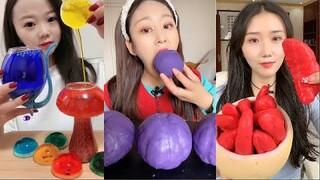 Thánh Ăn Đá Lạnh Như Ăn Kẹo Ngọt, Ăn Trái Cây Bộc Chocola - ASMR Ice Crunchy Eating sound#66