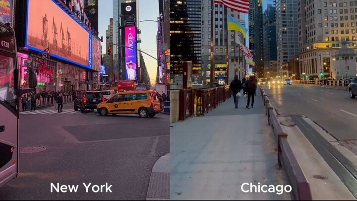 🏙️ New York vs Chicago：美国两大天际线谁更强？