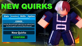 New Quirks ! | Boku No Roblox: Remastered | Roblox MHA Game