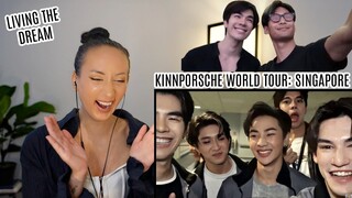 BEHIND THE SHOW | KinnPorscheWorldTour Singapore 🌏 REACTION