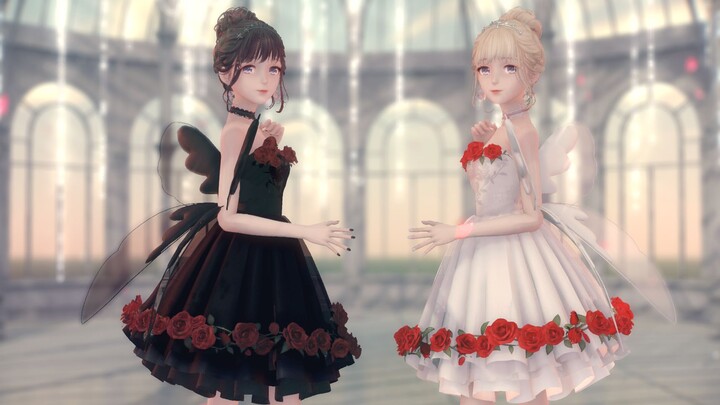 【MMD อบอุ่นเป็นประกาย】เค้กช็อคโกแลตและครีม