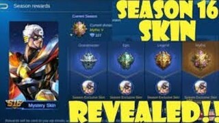 SEASON 16 MYSTERY SKIN FINALLY REVEALED?! | MOBILE LEGENDS LEAKS | YU ZHONG LATEST UPDATE