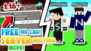 How To Make Your Own Server In MCPE For Free | Free NO LAG Server Hosting For Minecraft PE 1.16+