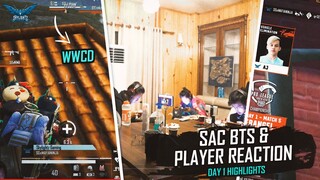 BTS AND PLAYER REACTION | SA CHAMPIONSHIP DAY 1 | HIGHLIGHTS