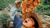 Ẩm Thực Lương Sơn Bạc - Lòng Lợn Chiên Cay - Spicy  Fried Pig's Tripes - Survival Cooking / P3