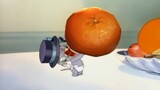 Are oranges given to you to eat like this? !