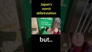 Japan's Worst Abbreviation