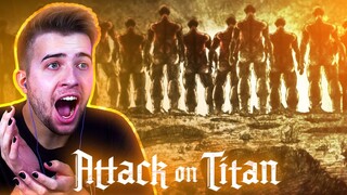 THE FORESHADOWING!! Attack On Titan All Endings REACTION 1-7!!