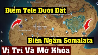 Hướng Dẫn Mở Khóa Bí Cảnh : Biển Ngầm Somalata Và Điểm Tele Dưới Đất Bản Đồ Sumeru 3.6