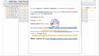 [Course24h.com] Jamie Sea – Cash Flow Confidential