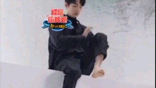 [Xiao Zhan] Highlights from the X-9 period, Zhan Zhan with mysophobia, cute little feet.