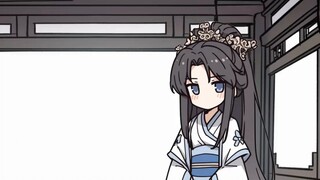 I flirted with the saint in front of the camera, but why does her expression look a little strange?