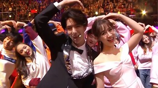 [Wang Tiantian 2017.12.31 New Year's Eve Dual Gesture Dance] So sweet