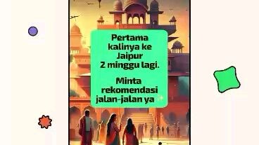 Cara menambah kan status dengan menggunakan ai