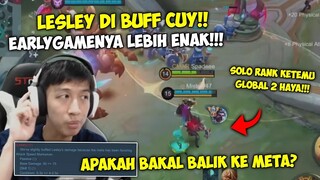 LESLEY DI BUFF LGSG GW COBAIN!! TEAM GW AFK 4 VS 5 AJA MASI MENANG!! DAMAGENYA GA NGOTAK!!