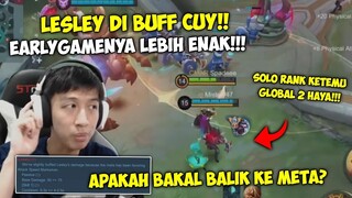 LESLEY DI BUFF LGSG GW COBAIN!! TEAM GW AFK 4 VS 5 AJA MASI MENANG!! DAMAGENYA GA NGOTAK!!