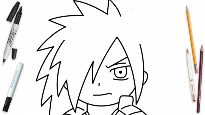 How To Draw Chibi Madara Easy Step By Step | Naruto Drawing Tutorial