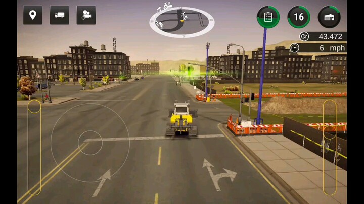 การก่อสร้างถนนเดียร์สตีท  ขับรถแทรกเตอร์ถมดิน 🏗🛣Construction Simulator 2