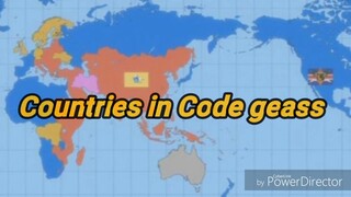 Countries in world of Code geass