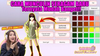 CARA/TUTORIAL MUNCULIN SERAGAM & SEPATU BARU YANG CUTE BANGET!! SAKURA SCHOOL SIMULATOR - PART 355