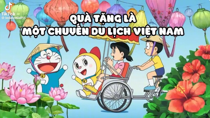 #Doremon . Quà tặng là một chuyến du lịch Việt Nam